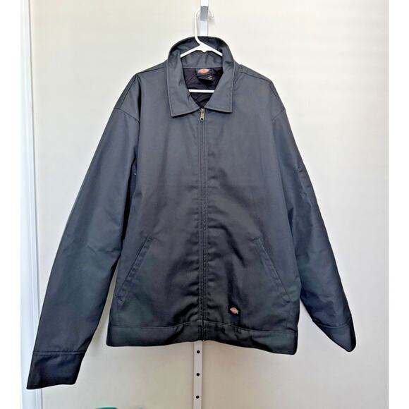 Dickies Work Jacket Quilted Liner Collared Casual Zip Up Chore Coat Size 3XL - Picture 1 of 6